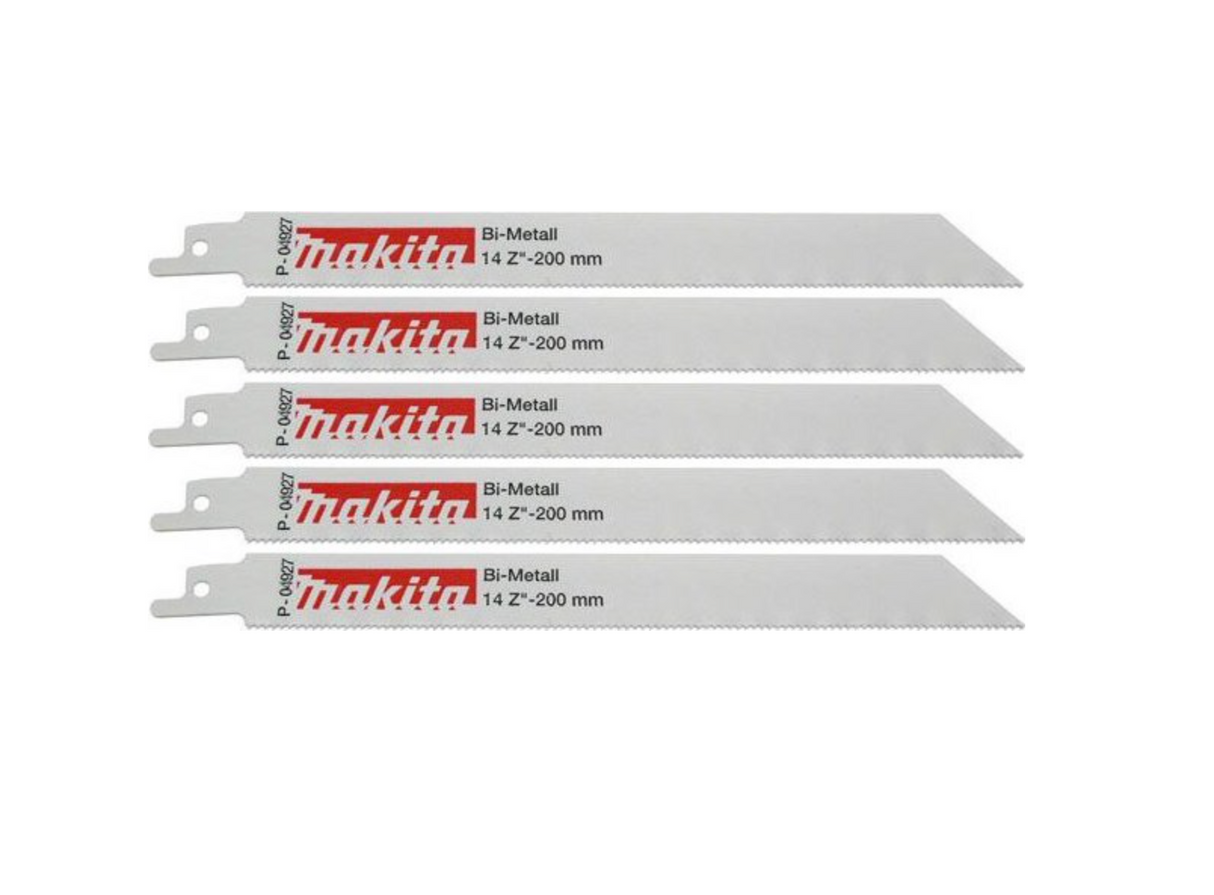 Makita P 04927 200mm Specialised BI Metal Reciprocating Saw Blades