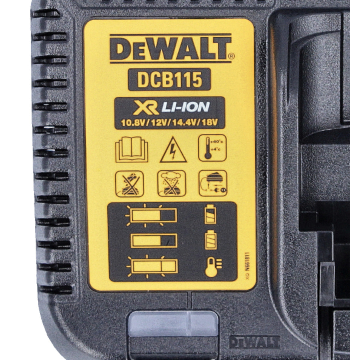 DeWalt DCB115 GB XR Multi Voltage Li Ion Battery Charger 10.8v 18v