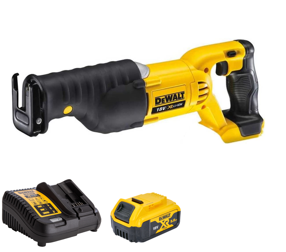 Dewalt Dcs380N 18V Xr Reciprocating Saw With 5Ah Battery & Charger – Vps  Tools And Fixings